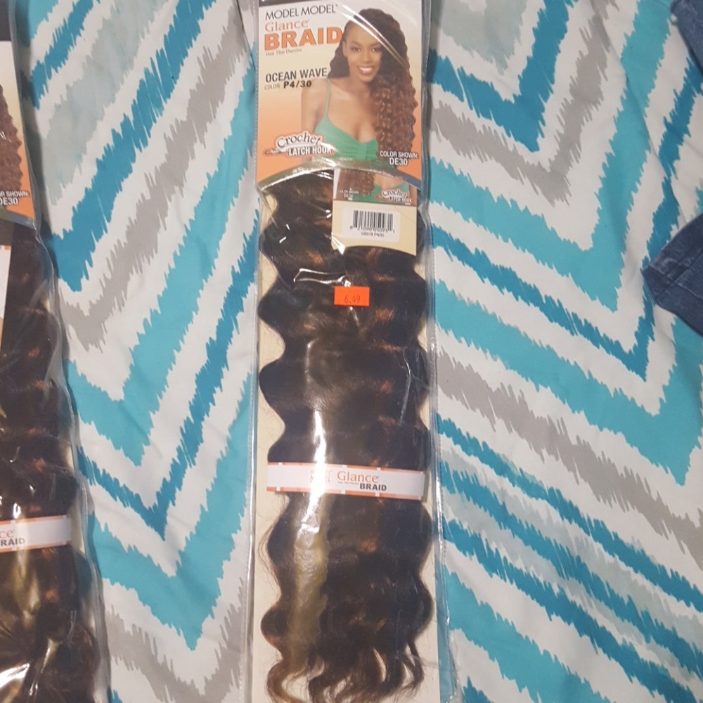 4 pack Model Model Glance Braid Ocean Wave